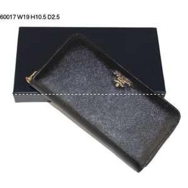 Bảng xếp hạng cao nhất Prada Prada Bi -Fold Coin Purse Long Wallet_ Prada Men Wallet _ Wallet Men _ Thương hiệu giảm giá thư hàng đặc biệt