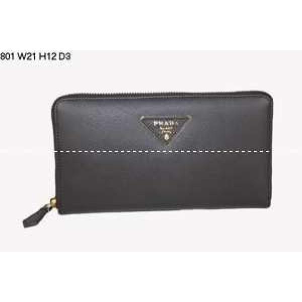 Bảng xếp hạng cao nhất Prada Prada Bi -Fold Coin Purse Long Wallet_ Prada Men Wallet _ Wallet Men _ Thương hiệu giảm giá thư hàng đặc biệt