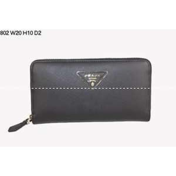 Bảng xếp hạng cao nhất Prada Prada Bi -Fold Coin Purse Long Wallet_ Prada Men Wallet _ Wallet Men _ Thương hiệu giảm giá thư hàng đặc biệt