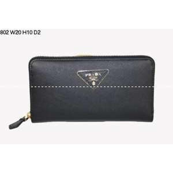 Bảng xếp hạng cao nhất Prada Prada Bi -Fold Coin Purse Long Wallet_ Prada Men Wallet _ Wallet Men _ Thương hiệu giảm giá thư hàng đặc biệt