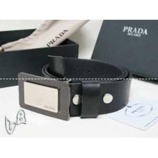 Vành đai da chính hãng prada prada (bò)