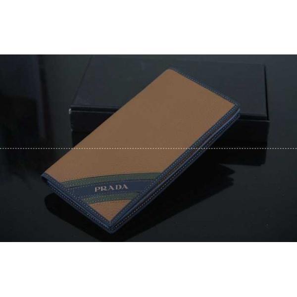 Xuất hiện mới Prada Prada Men's Wallet_ Prada Men Wallet _ Wallet nam _ Thương hiệu cửa hàng đặc biệt đặt hàng thư giá rẻ