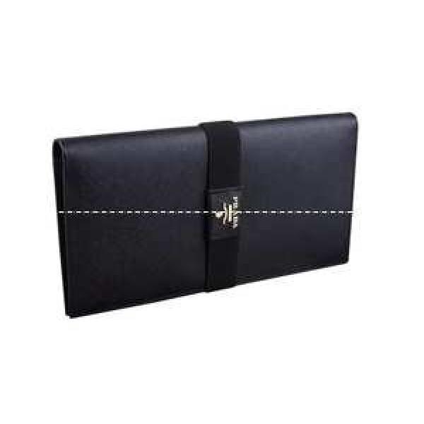 Giá thấp nhất Prada [Prada] Thẻ ví dài đen bao gồm 17 hàng nhập khẩu song song 1M1302_ Hàng hóa nhập khẩu song song