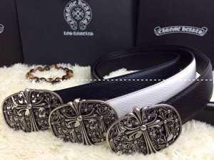 Mùa xuân phổ biến / Mùa hè mới Chrome Hearts Belt Da chính hãng (Cowbean) _Chrom Hearts Chrome Hearts_ Thương hiệu giá rẻ 