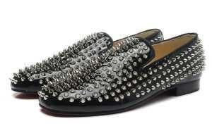 Restock giới hạn! Christian Lubutan ◆ biểu tượng trượt -pong Dandelion Black_christian Louboutin Christian Lubutan_ Thương hiệu giá rẻ (lớn nhất )