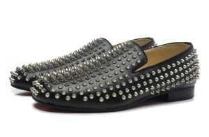 Lubutan ★ Mùa xuân / Mùa hè mặc cam bồ công anh frage × Loafers _Christian Louboutin Christian Lubitan_ Thương hiệu giá rẻ (lớp lớn nhất của )