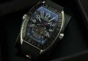 Frank Muller Men Watch Automatic Watch 2 Hole cao su Black_franck Muller Frank Muller_ Thương hiệu giá rẻ (lớn nhất )