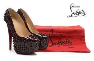Vật phẩm phổ biến Lubtunodille Spike Bơm da Diffodile Spike 160MM_Christian Louboutin_ Thương hiệu giá rẻ (lớn nhất )