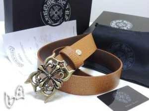 Chrome Hearts Cross Buckle Lea...