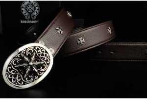Mới có sẵn cà phê cổ điển nam giới phổ biến Chrome Hearts Classic Ovalstar Cross Logo Leser Chrome Heart