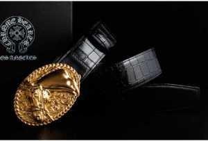 Chrome Hearts Horse Buckle Bán phổ biến phổ biến Chrome Hearts Men's Leather Belt _Chrome Hearts Chrome Hearts _ Thương hiệu giá rẻ 