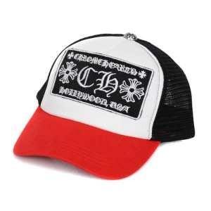 Mức trái tim Chrome cổ điển phổ biến Chrome Hearts Cap with Cotton Logo Snap -Back Mesh Chuyển đổi 3 Màu sắc kết hợp nam giới và phụ nữ _Chrom Hearts Chrome Hearts _ Thương hiệu siêu rẻ 