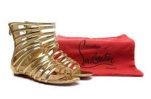 Louboutin Cachetta Metallic Co...