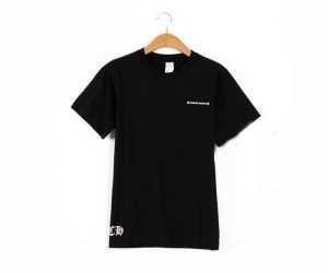 Tiêu chuẩn phổ biến Chrome Hearts Chrome Hearts Men's Short Sleeve Hợp tác T -shirt Cut Saw Black _Chrom Hearts Chrome Hearts _ Thương hiệu giá rẻ 