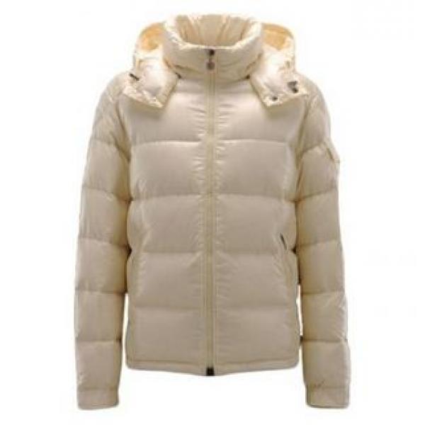 Moncler Maya Đàn ông Down Áo khoác Shiny White Pier Brand Sản phẩm _ Đàn ông xuống áo khoác_ Moncler đặc biệt _ Thương hiệu cửa hàng đặt hàng thư giá rẻ