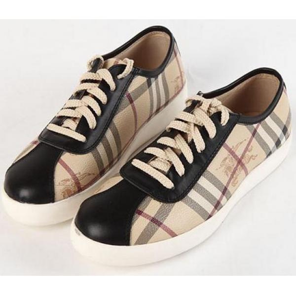 Burberry Ladies Giày đặt hàng qua thư, Mẫu kiểm tra cuộc đua thấp