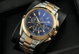 Sản phẩm phổ biến mùa xuân / mùa hè Omega được sản xuất tại  Quartz 6 Sticks Blue Dial Day Ngày hiển thị hiển thị mất màn hình _OMEGA