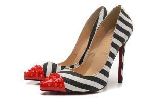 Siêu nổi tiếng mới Lukutan High Heel Pumps Christian Louboutin Giày Borter Mẫu Spike