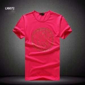 Mùa xuân / Mùa hè Versace Tay áo ngắn thanh lịch T -Shirt _Versace Versace _ Thương hiệu giá rẻ 