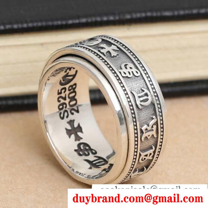 2014春夏上質 chrome hearts クロムハーツ trang sức Bạc 925アクセサリー 指輪