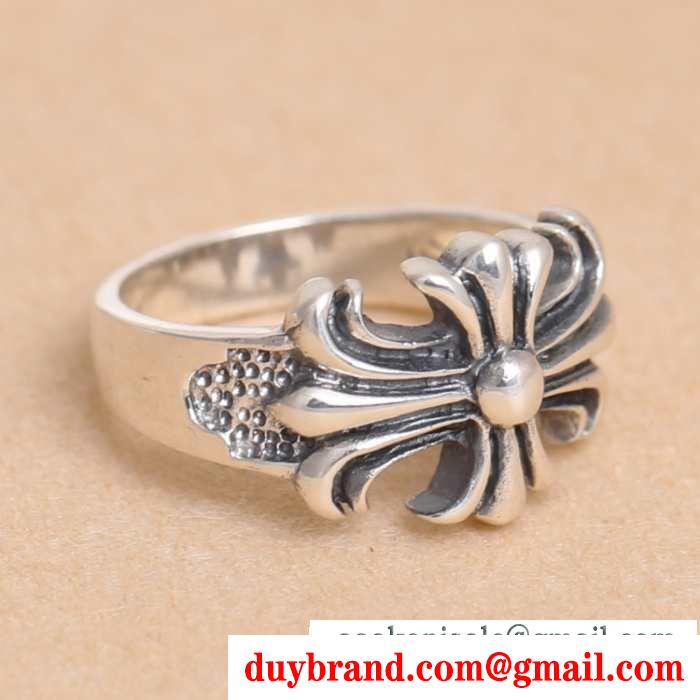 2014春夏 大人気！ chrome hearts クロムハーツ trang sức Bạc 925アクセサリー 指輪