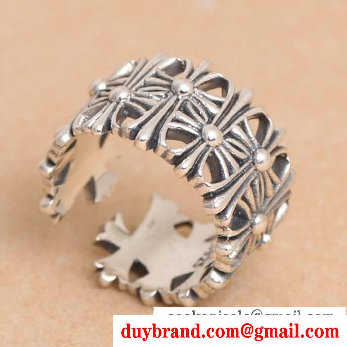 完売品！ chrome hearts クロムハーツ 2014春夏 trang sức Bạc 925アクセサリー 指輪