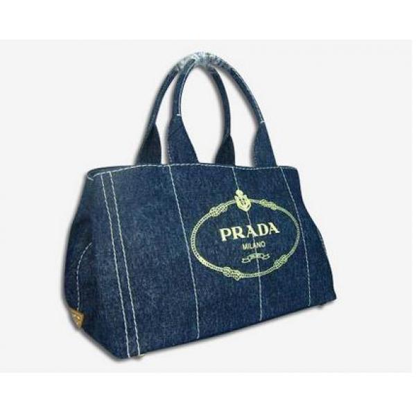 Túi mua sắm denim prada là bảo đảm chất lượng