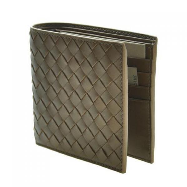 Bottega Veneta Bi -Fold Wallet Steel Intrecchart_ Bottega Veneta Men Wallet_ Wallet Men_ Thương hiệu cửa hàng đặt hàng qua thư giá rẻ