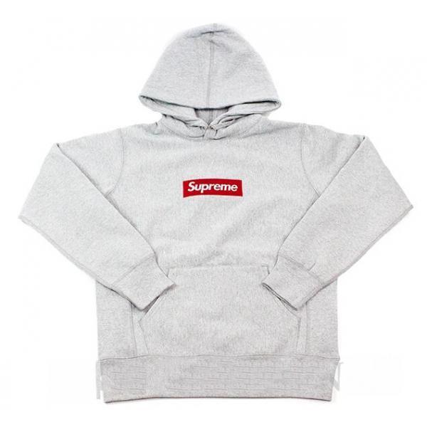Logo hộp tối cao parker màu xám _ áo khoác parker sweater Court _ thời trang nam _ thương hiệu cửa hàng đặc biệt đặt hàng thư