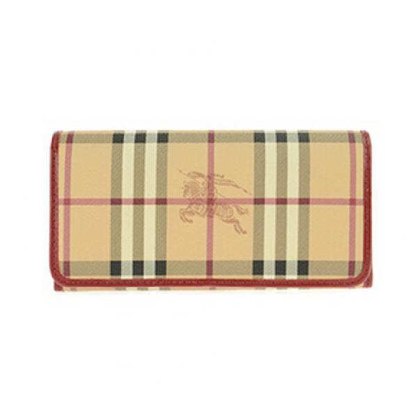 Ví dài mẫu Haymarket Mẫu kiểm tra cổ điển/Red_ Barberry Ladies Wallet_ Wallet Ladies_Bland Cửa hàng đặt hàng thư giá rẻ