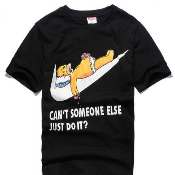 Super Beauty Supreme Supreme Mail Đơn đặt hàng ngắn tay áo ngắn T -Shirt 2 Cặp đôi có màu may mắn