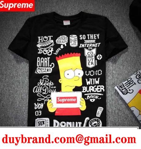 SUPREME シュプリーム偽物 カップルペアルック 半袖 Tシャツ