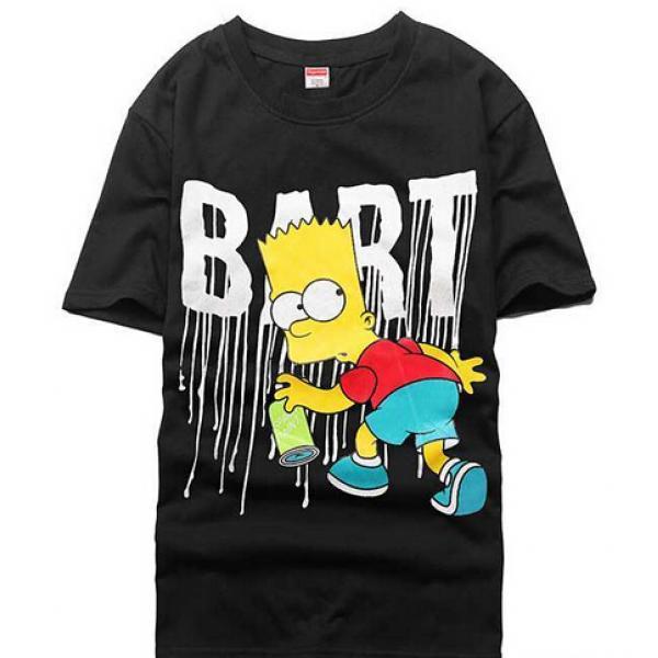 Super nổi tiếng Người đẹp tối cao tối cao cặp đôi may mắn tay áo ngắn T -Shirt 3 -Colored _ Tay áo ngắn T -shirt _ Thời trang nam