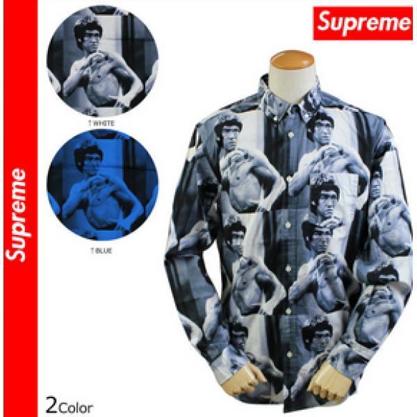 supreme áo sơ mi nam lý tiểu long cá tính rep 1:1 chất lượng cao hai màu sắc lựa chọn 