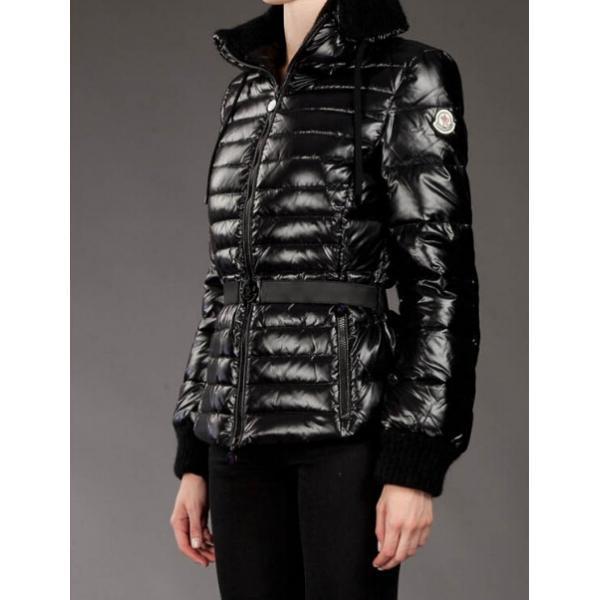 Moncler moncler moncler moncler moncler quái vật xuống áo khoác shiny đen _ phụ nữ xuống áo khoác_ moncler đặc biệt