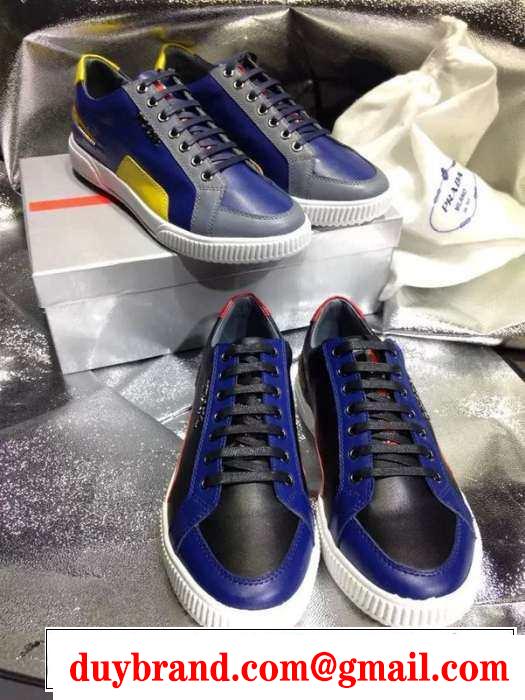 完璧な欧米韓流/雑誌  PRADA プラダ カジュアルシューズ 2色可選