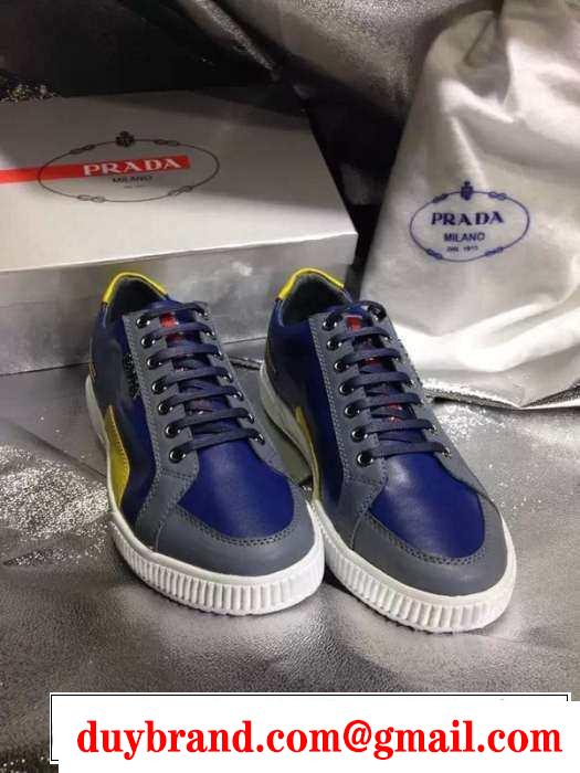 完璧な欧米韓流/雑誌  PRADA プラダ カジュアルシューズ 2色可選