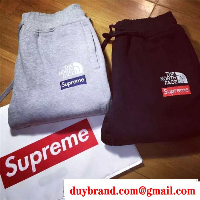 着心地の良さを兼ね備えた　 2015秋冬 SUPREME シュプリーム トレパン 人気販売　スポーツパンツ 2色可選