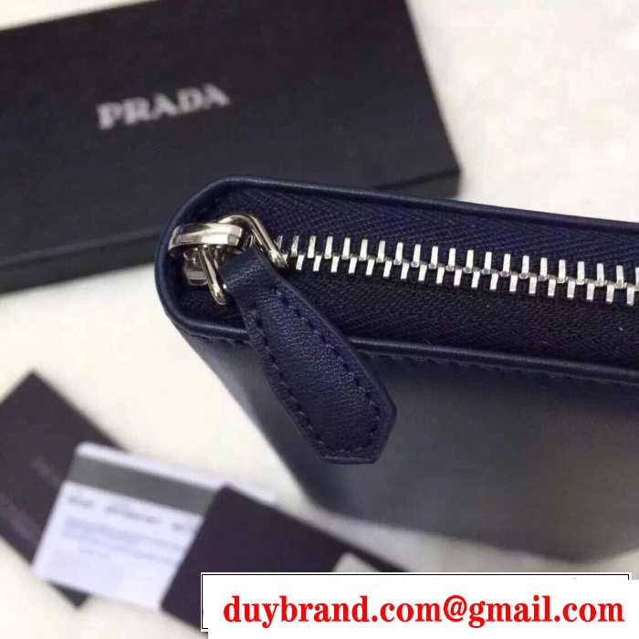 シンプルなデザイン　秋冬 prada プラダ 収納力があるビジネスケース 2色可選