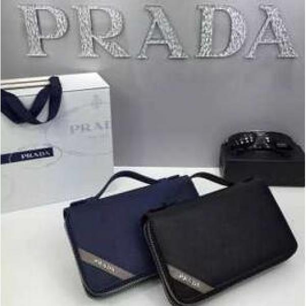 Bargain Fall và Winter Prada Prada Pouch Lựa chọn nhiều màu với dung lượng lưu trữ phong phú