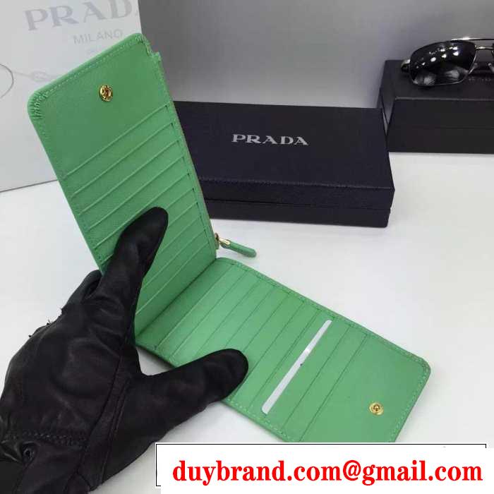 プレゼントに　秋冬 PRADA プラダ カードケース　高品質やシンプル 5色可選