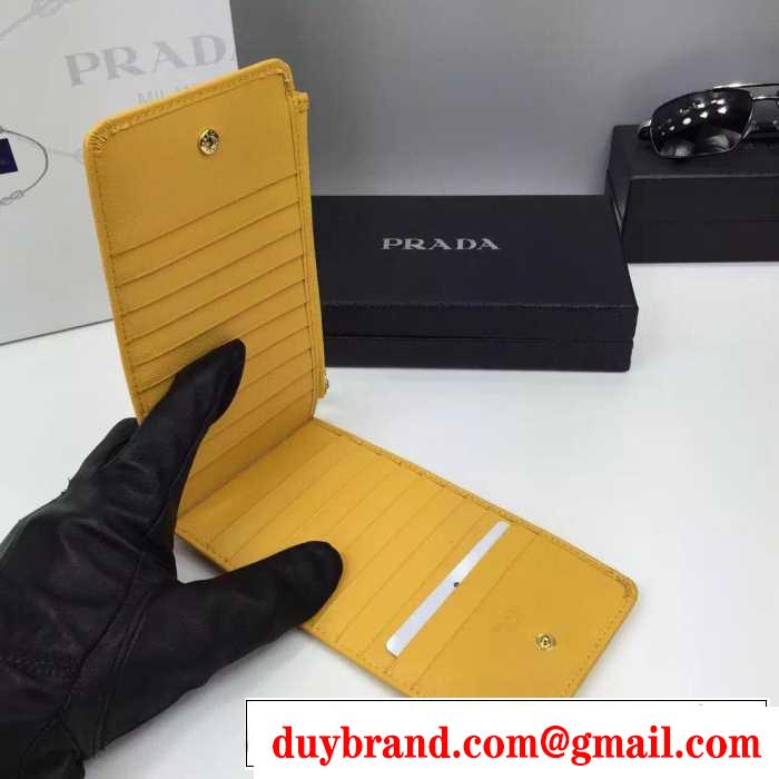 プレゼントに　秋冬 PRADA プラダ カードケース　高品質やシンプル 5色可選