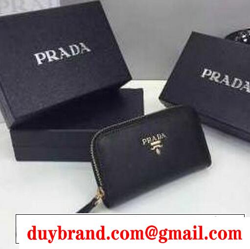 機能性に優れた　秋冬 prada プラダ 上質なchất liệuでキーケース 4色可選 