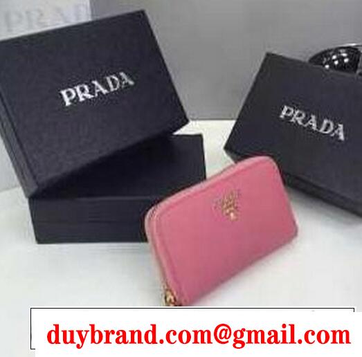機能性に優れた　秋冬 prada プラダ 上質なchất liệuでキーケース 4色可選 