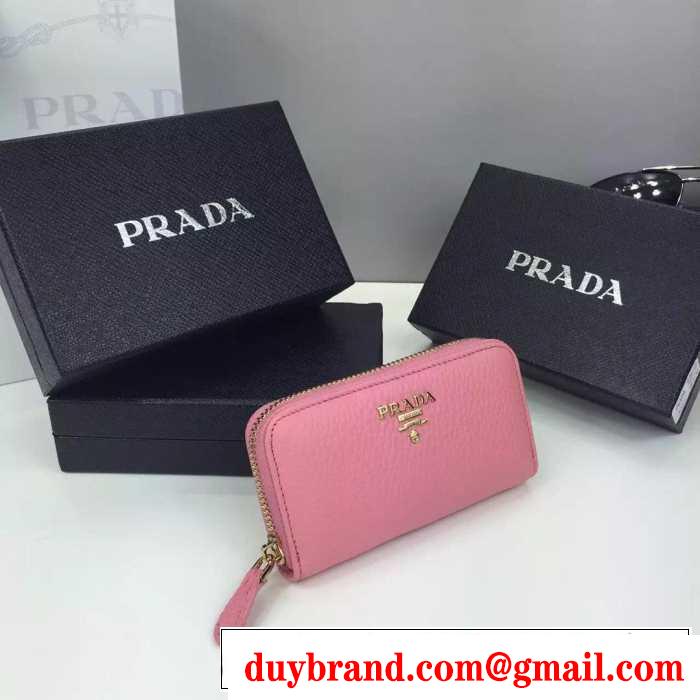 個性的なデザイン　秋冬 prada プラダ 魅力的なキーケース 5色可選