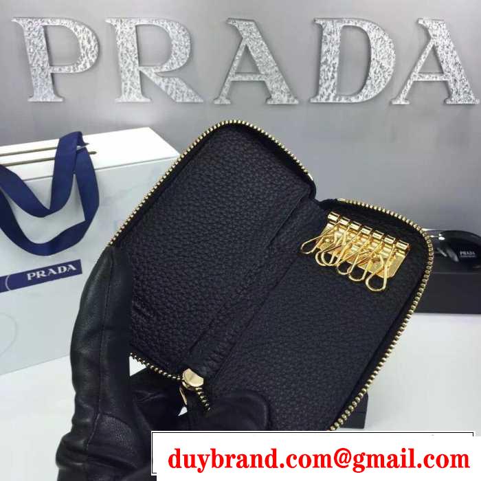 個性的なデザイン　秋冬 prada プラダ 魅力的なキーケース 5色可選