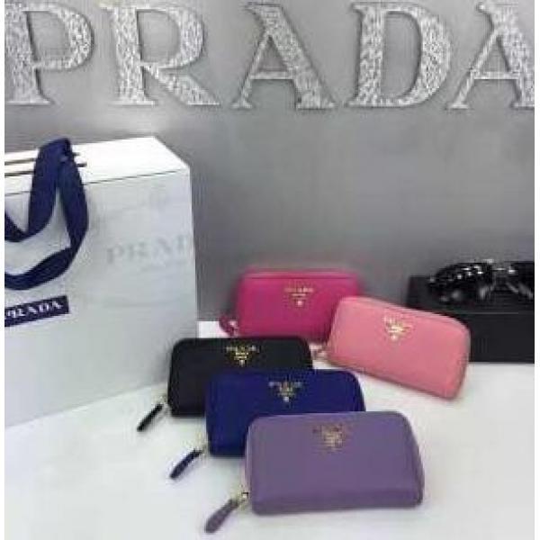 Thiết kế đặc biệt Mùa thu / Mùa đông Prada Prada Key Case 5 Color Ladies Wallet _ ví phụ nữ