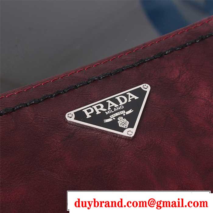 素敵　秋冬 PRADA プラダ 　容量たっぷりでビジネスケース 3色可選