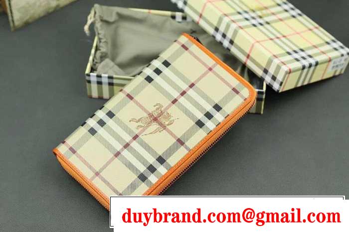 お洒落な burberry バーバリー　 プレゼントに 長財布 5色可選