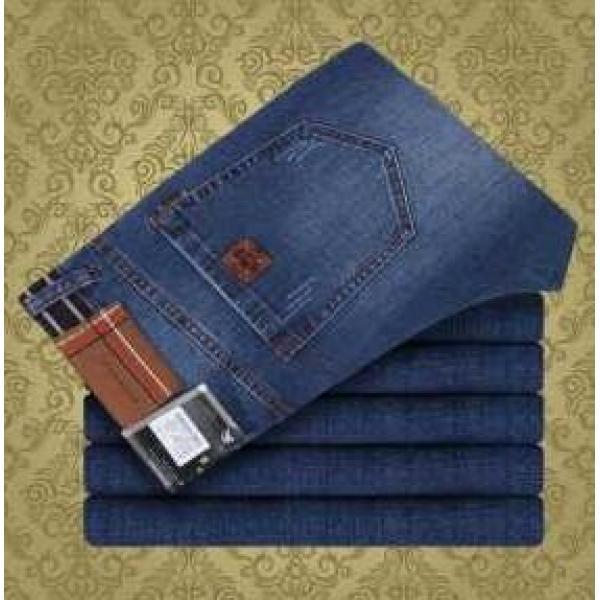 Hiệu ứng chiều dài chân nổi bật Burberry Burberry hoàn toàn quần denim mềm _ quần jean thương hiệu _ thời trang nam